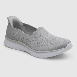 Gray Women's Slip-On Sneakers